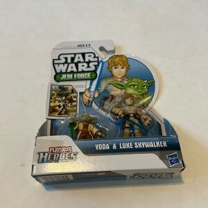 Star Wars Jedi Force Playskool Heroes Luke Skywalker & Yoda